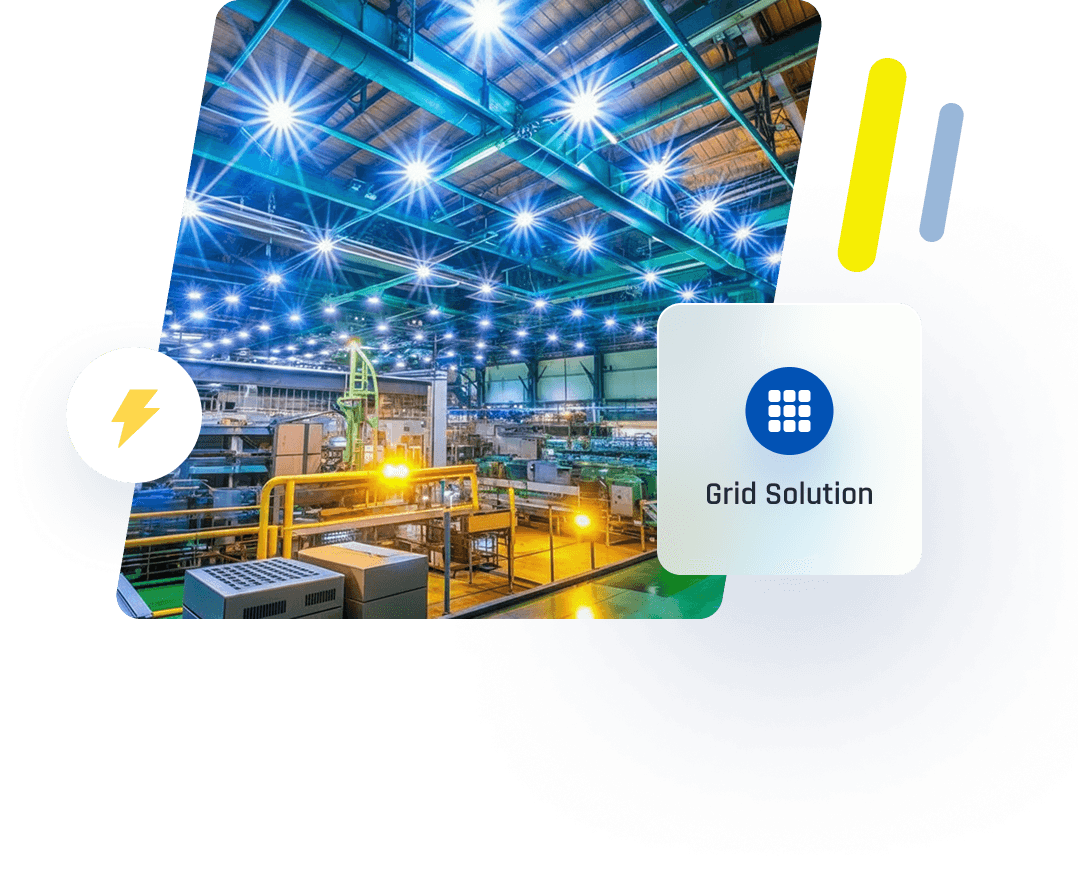 Combined factory and grid solution